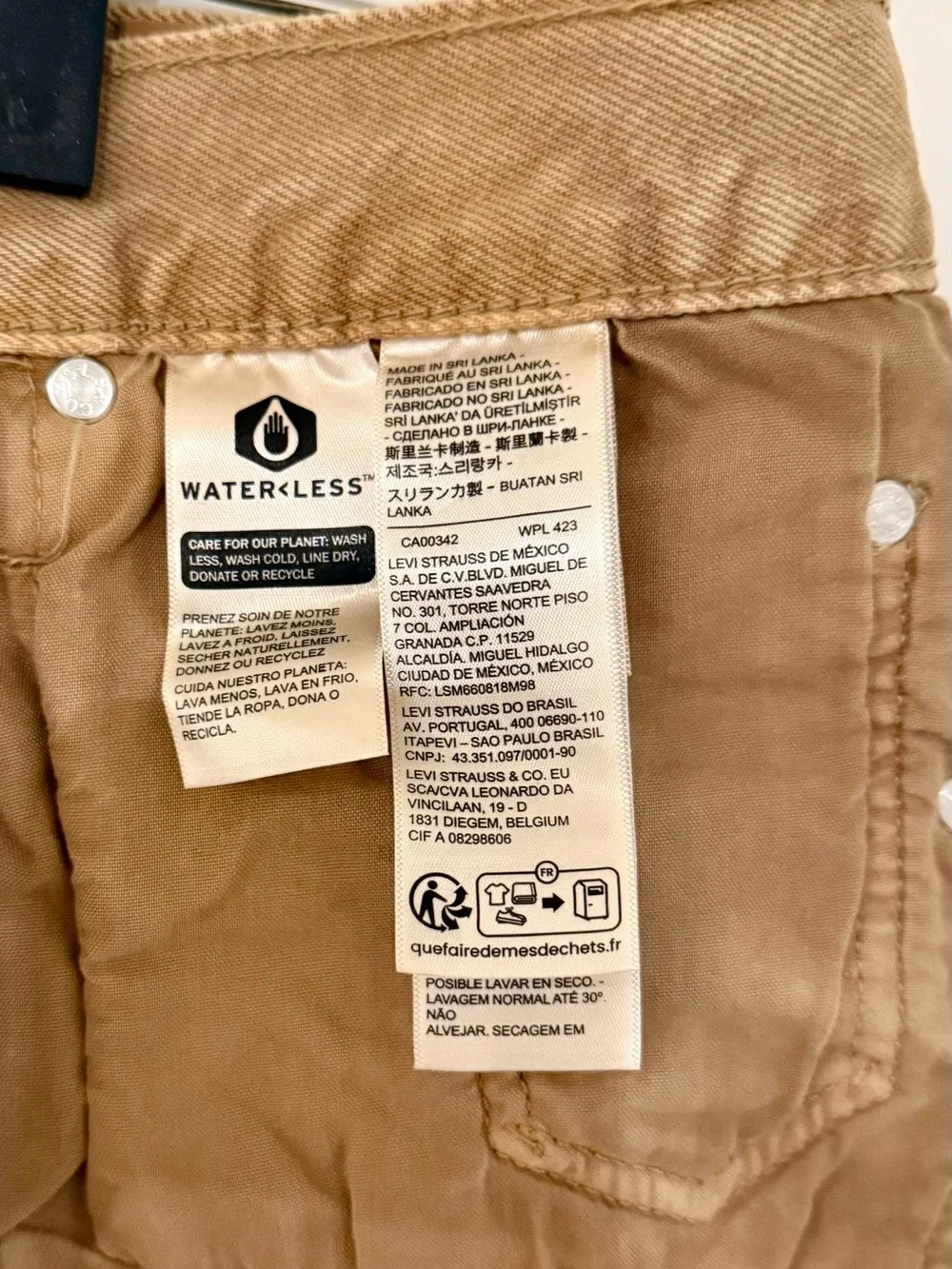 Levis levi denim